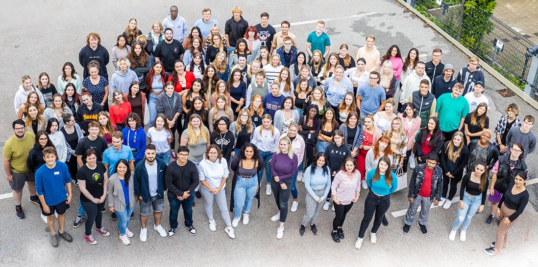 Die Auszubildenden am RoMed Bildungscampus Rosenheim